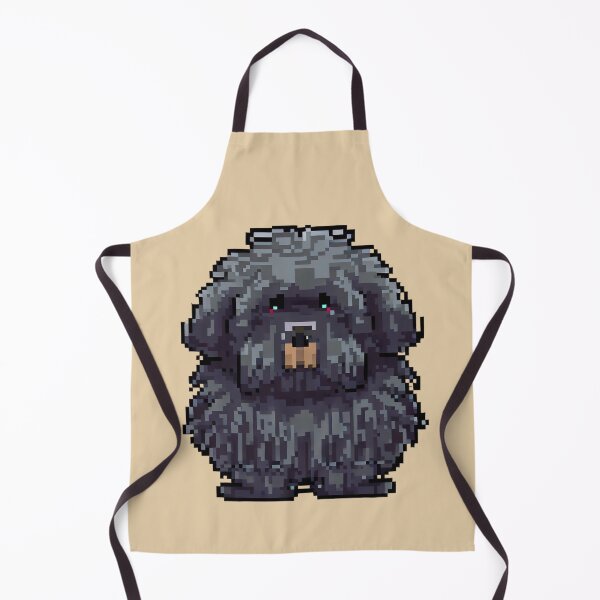 Item preview, Charming Puli Pixel Portrait in 2D - Pixel Dog Art designed and sold by Woof-n-Wear.