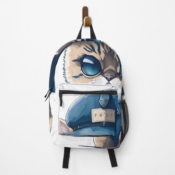 Item preview, The Pouty Kitten as a Mail Carrier designed and sold by FernLiz.