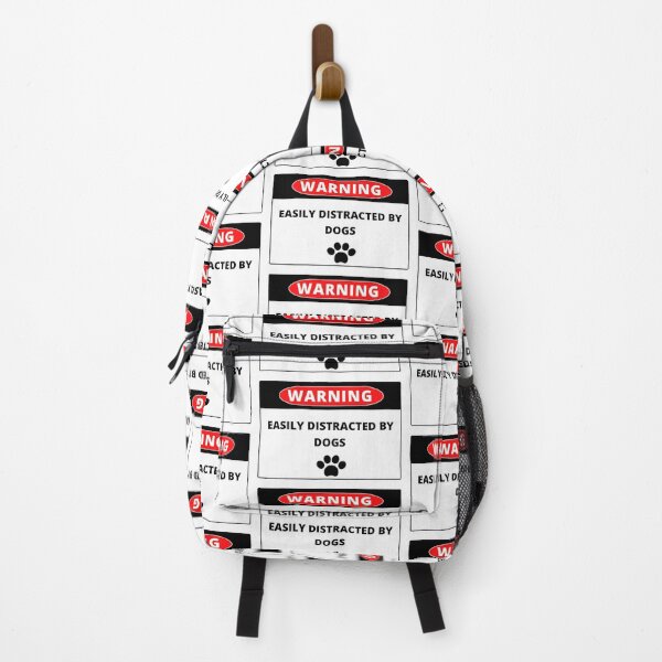 Item preview, WARNING: EASILY DISTRACTED BY DOGS designed and sold by Inked-Attire.