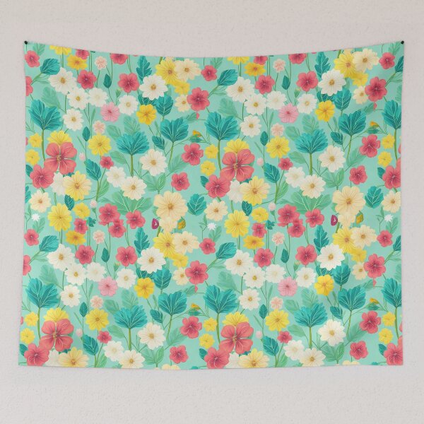 Item preview, Vintage Floral Pattern in Watercolor Style designed and sold by EBESIGN.