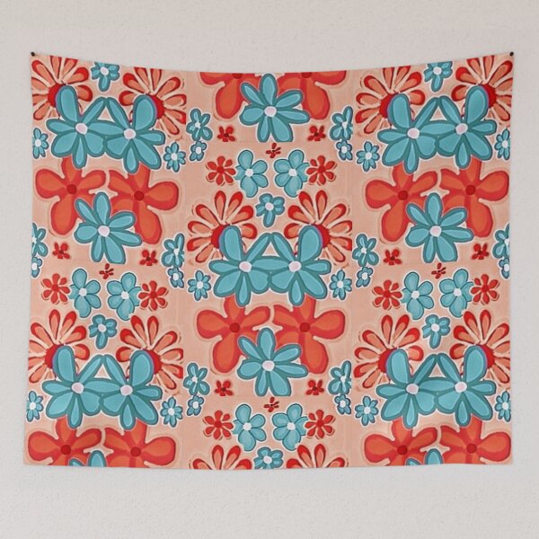 Item preview, Daisy Pop Collection Orange & Turquoise  Dress/Top designed and sold by IvaRenee.