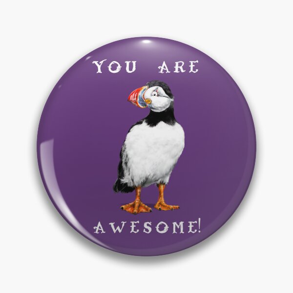 Item preview, You ARE Puffin Awesome! | W Cartoon Puffin Bird designed and sold by Snootrac.
