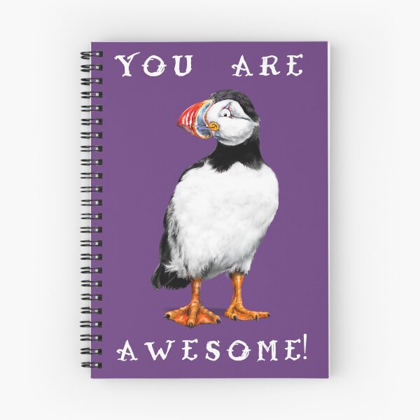Item preview, You ARE Puffin Awesome! | W Cartoon Puffin Bird designed and sold by Snootrac.