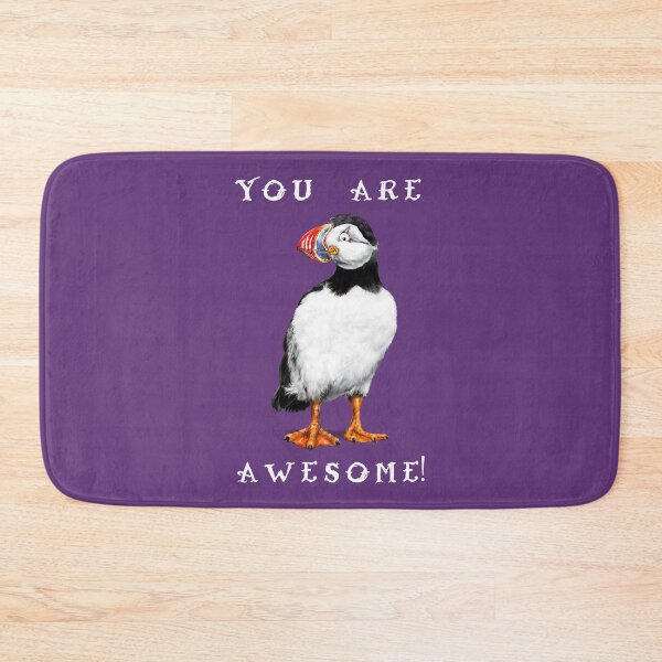 Item preview, You ARE Puffin Awesome! | W Cartoon Puffin Bird designed and sold by Snootrac.
