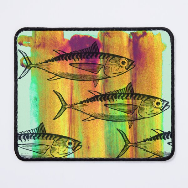 Item preview, FISHES ENGRAVE-yellow mix designed and sold by BEATRIZ ABAITUA.