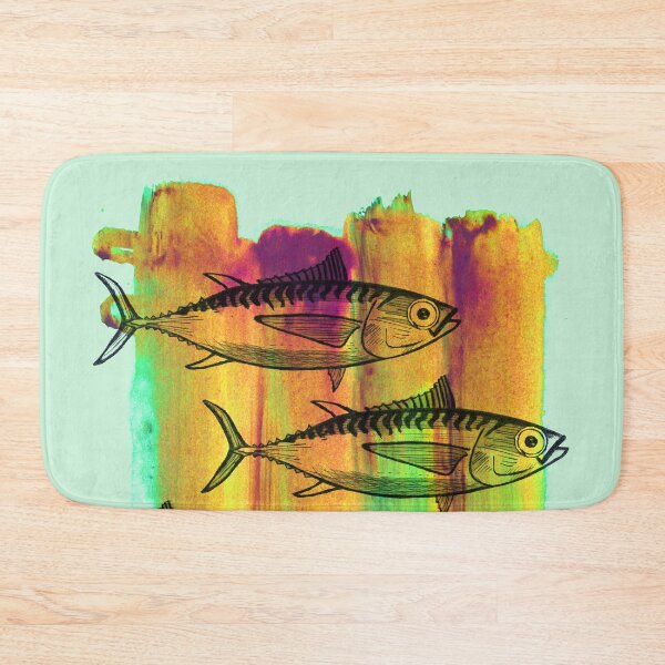 Item preview, FISHES ENGRAVE-yellow mix designed and sold by BEATRIZ ABAITUA.