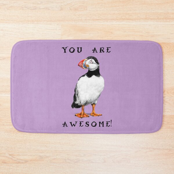Item preview, You ARE Puffin Awesome! | B Cartoon Puffin Bird designed and sold by Snootrac.