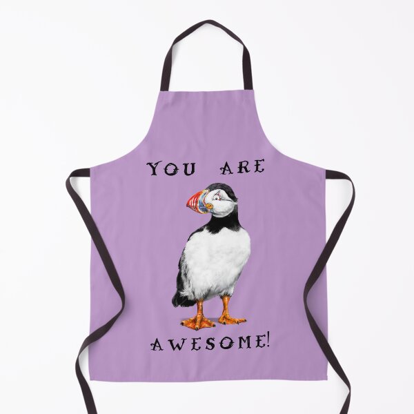 Item preview, You ARE Puffin Awesome! | B Cartoon Puffin Bird designed and sold by Snootrac.