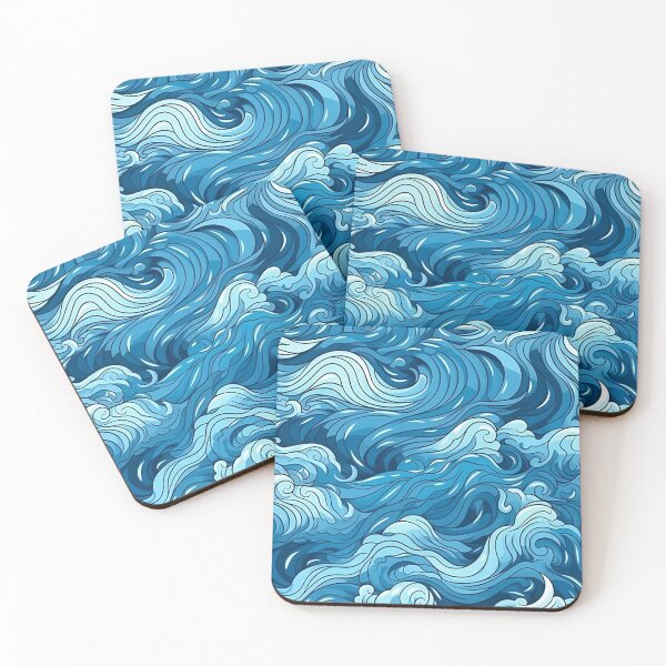 Item preview, Beautiful blue water waves designed and sold by StrongSouls.