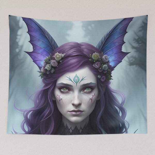 Item preview, Dark Magic Unseelie Faerie in the Forest designed and sold by Erika V..