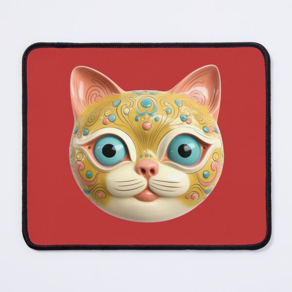 Item preview, Retro Kitschy Cat Heads designed and sold by KittyStampedeCo.