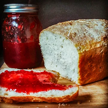 Artwork thumbnail, bread and jam by Jacob Robitaille