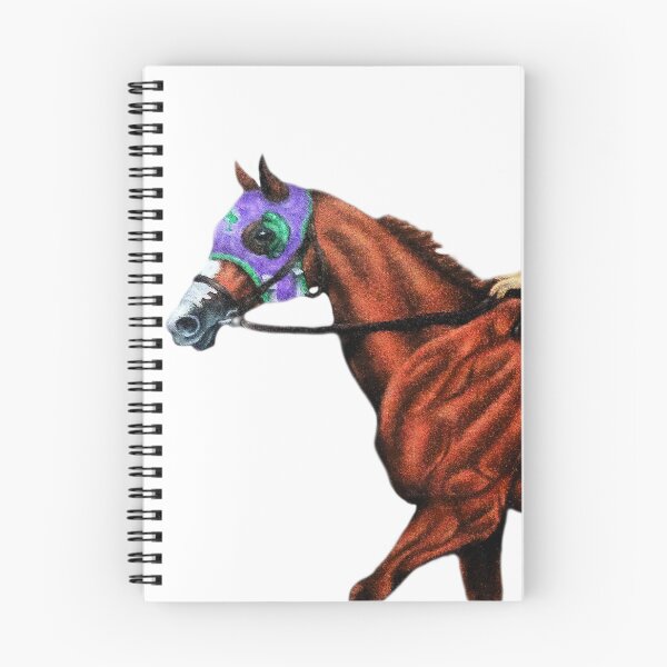 Aperçu de l'œuvre Cheval de course California Chrome créée et vendue par Carmen Jimenez.