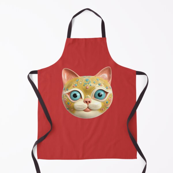 Item preview, Retro Kitschy Cat Heads designed and sold by KittyStampedeCo.