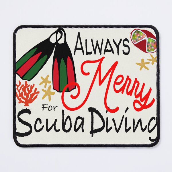 Item preview, Merry Scuba Diving designed and sold by jennyblairarts.