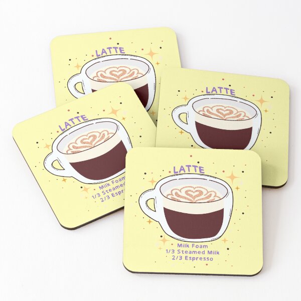 Item preview, Latte Coffee Recipe  designed and sold by StayGolden-Dio.