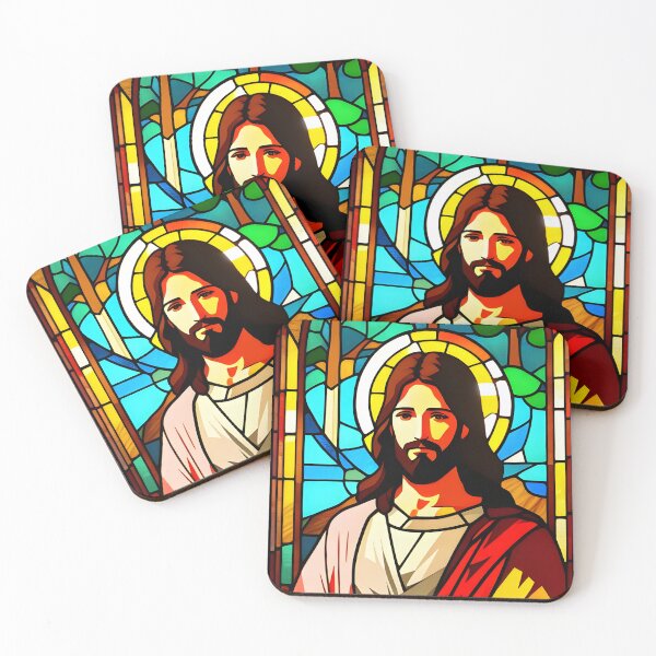 Artikelvorschau, Göttliche Brillanz, Glasmalerei von Jesus von Deeplek entworfen und verkauft von deeplek.