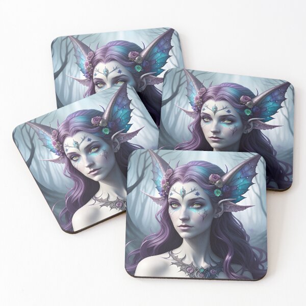 Item preview, Dark Magic Unseelie Faerie in the Forest designed and sold by Erika V..