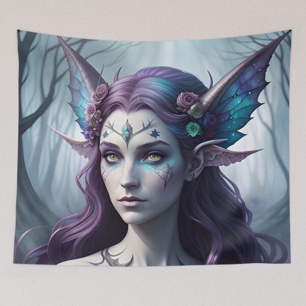 Item preview, Dark Magic Unseelie Faerie in the Forest designed and sold by Erika V..