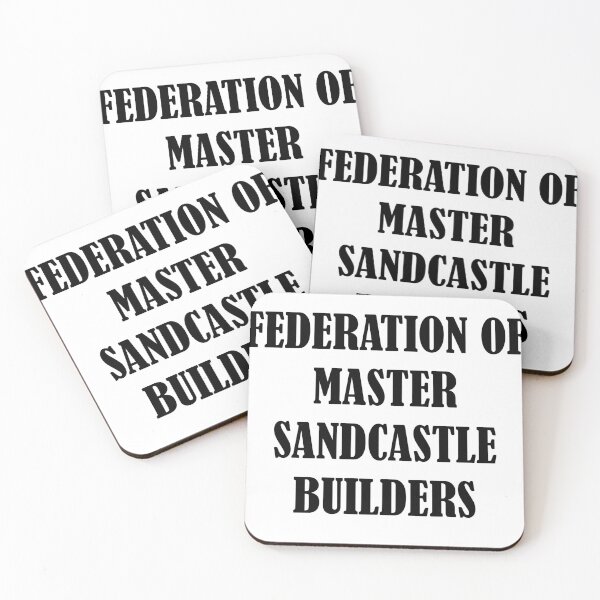Item preview, Federation of Master Sandcastles Builders designed and sold by VictoriaLop.