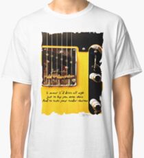 Bruce Springsteen Song Tribute Drive All Night Classic T-Shirt