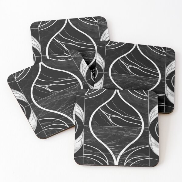 Item preview, Mystery black and white pattern  designed and sold by Foxclothier.