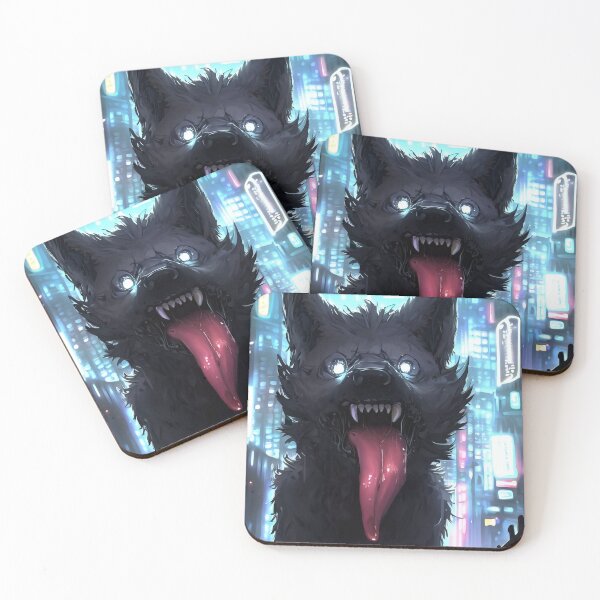 Item preview, Crazy wolf cyberpunk designed and sold by CritterCulture.