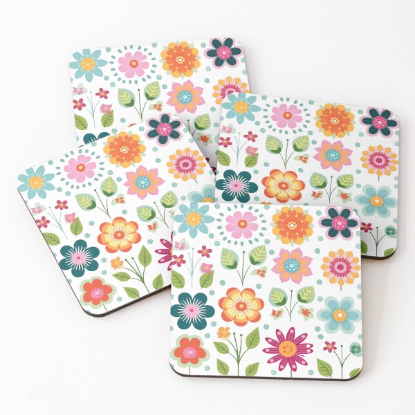 Item preview, A Retro Vintage Mod Flowers Design designed and sold by GoodOldVintage.