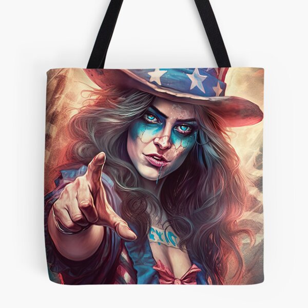 Item preview, Zombie Aunt Samantha Wants You #8 Patriotic Undead designed and sold by Ghastly Wicked Creations Studio.