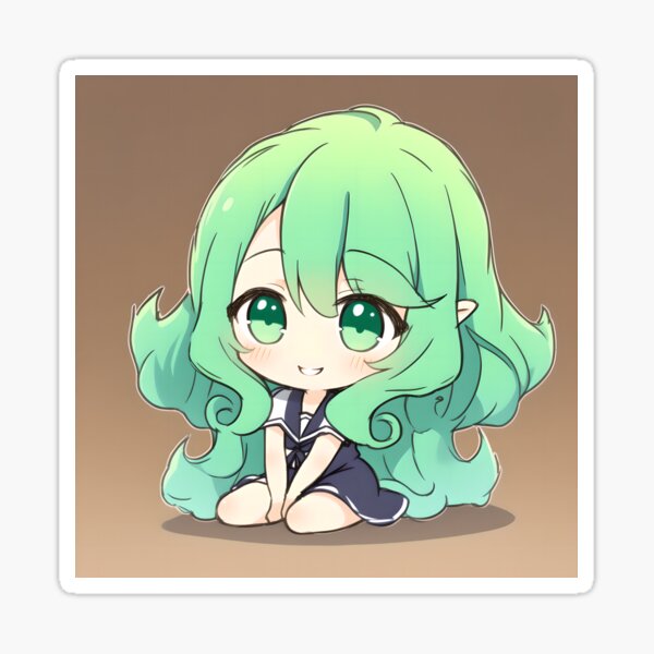 Discover 77+ green hair anime girl best - awesomeenglish.edu.vn