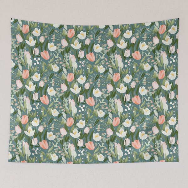 Item preview, Floral Spring Tulips designed and sold by CraftingImpulse.