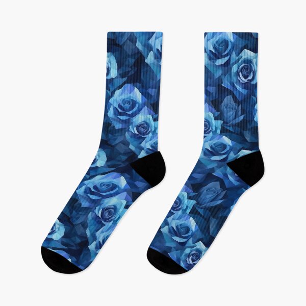 Item preview, Blue roses pattern Low Poly style designed and sold by StrongSouls.