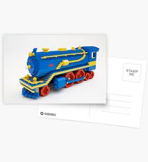 LEGO Train Engine Postcards