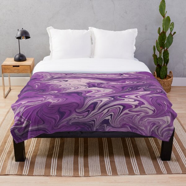 Item preview, Evocative Purple Marbled Design  designed and sold by Foxclothier.
