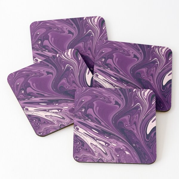 Item preview, Marbled Purple Statement designed and sold by Foxclothier.