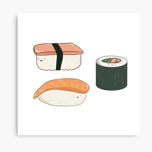 Awesome Sushi Lover Gifts' Poster, picture, metal print, paint by TW Design