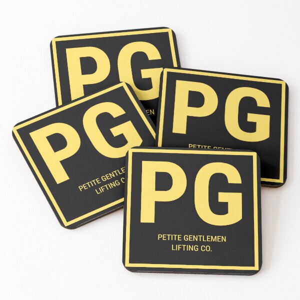 Item preview, Petite Gentlemen Lifting Co. Square Logo designed and sold by PGLLC.
