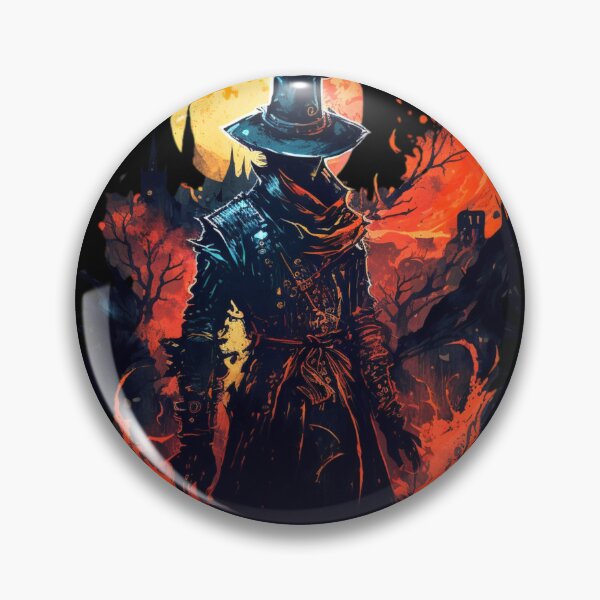 Item preview, Abstract Bloodborne Hunter (Melancholic Design) designed and sold by DankMatter69420.
