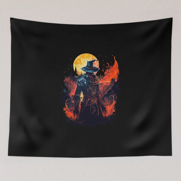 Item preview, Abstract Bloodborne Hunter (Melancholic Design) designed and sold by DankMatter69420.
