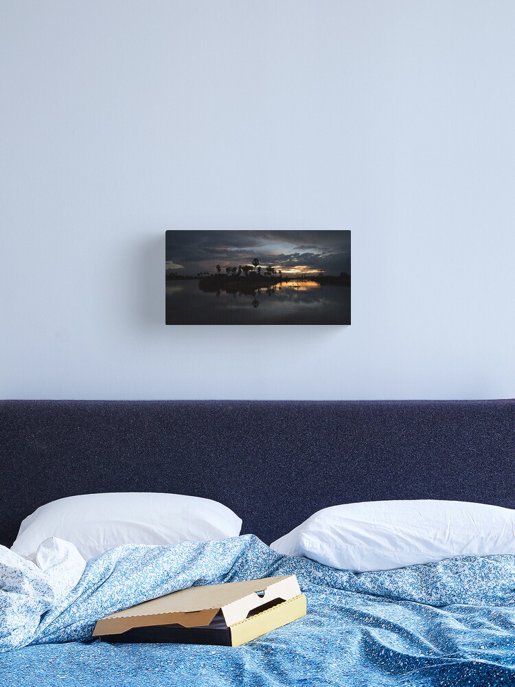 Thumbnail 2 of 3, Canvas Print, Sunset Fishing designed and sold by darren-j-mcleod.