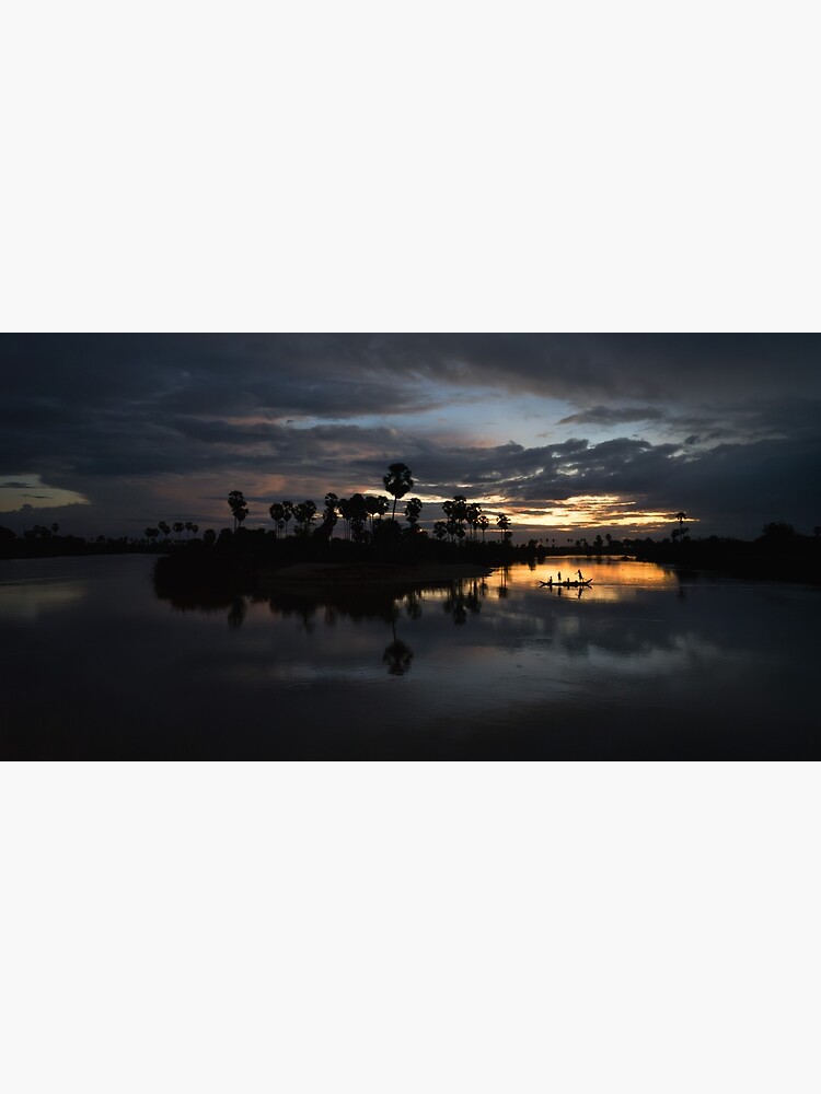 Thumbnail 3 of 3, Canvas Print, Sunset Fishing designed and sold by darren-j-mcleod.