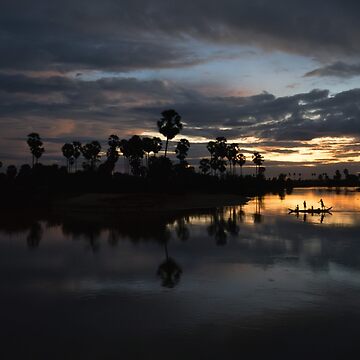Artwork thumbnail, Sunset Fishing by darren-j-mcleod
