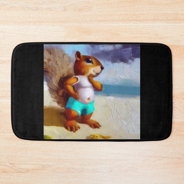 Item preview, Squirrel On A Beach designed and sold by CrankyOldDude.