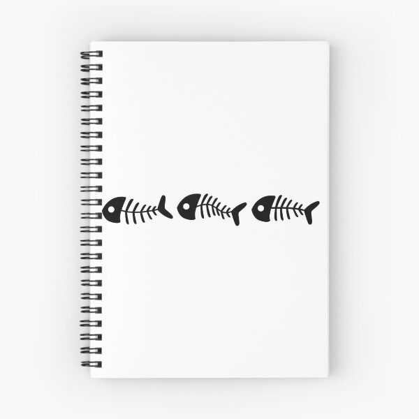 Item preview, Cute Three Black Fish Bone designed and sold by Moyanana.