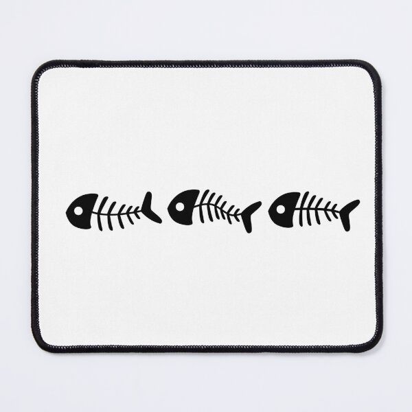 Item preview, Cute Three Black Fish Bone designed and sold by Moyanana.