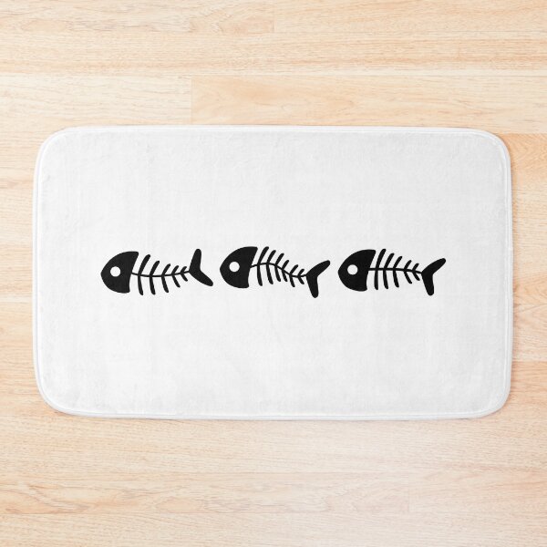 Item preview, Cute Three Black Fish Bone designed and sold by Moyanana.