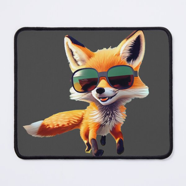 Item preview, baby fox wearing sunglasses designed and sold by Just Design.
