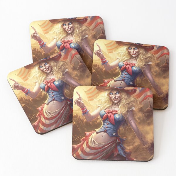 Item preview, Zombie Aunt Samantha Wants You #11B Patriotic Undead designed and sold by Ghastly Wicked Creations Studio.