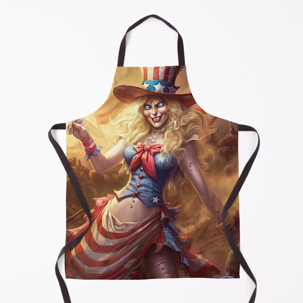 Item preview, Zombie Aunt Samantha Wants You #11B Patriotic Undead designed and sold by Ghastly Wicked Creations Studio.