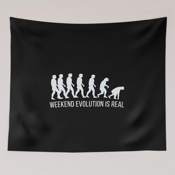 Item preview, Funny Professional Human Weekend Evolution designed and sold by TheBeesForYou.